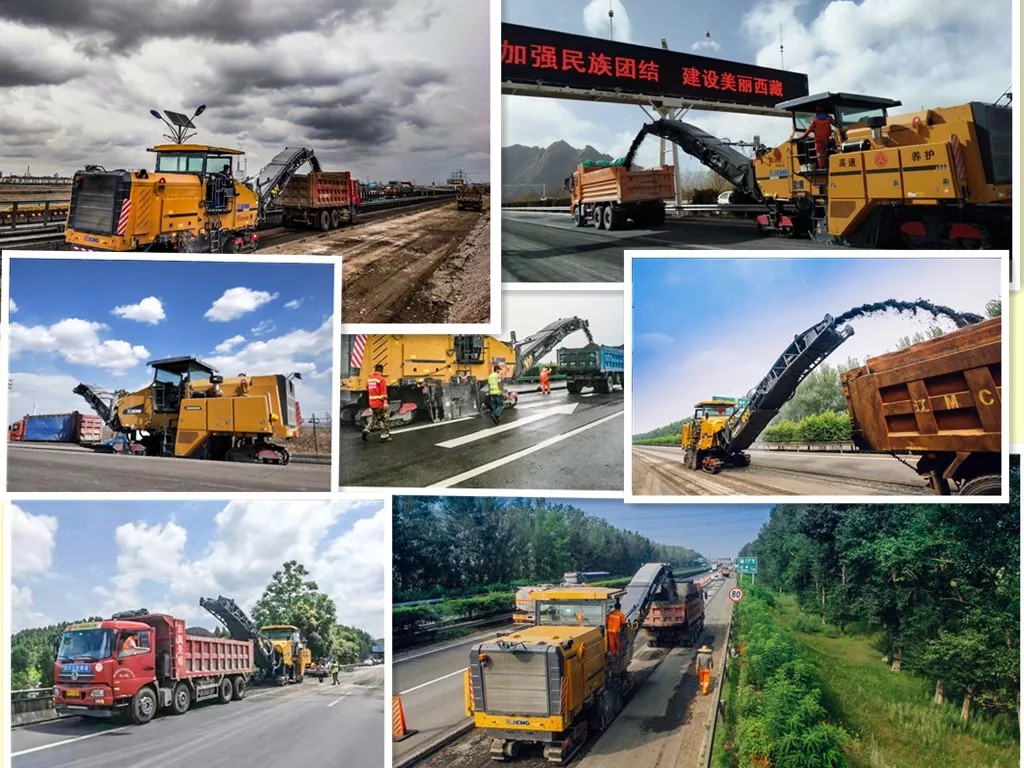 XK.COM星空体育(中国)科技公司两米铣刨机高速公路显身手