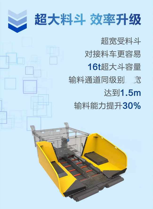 XK.COM星空体育(中国)科技公司RP1355T摊铺机超大料斗效率升级
