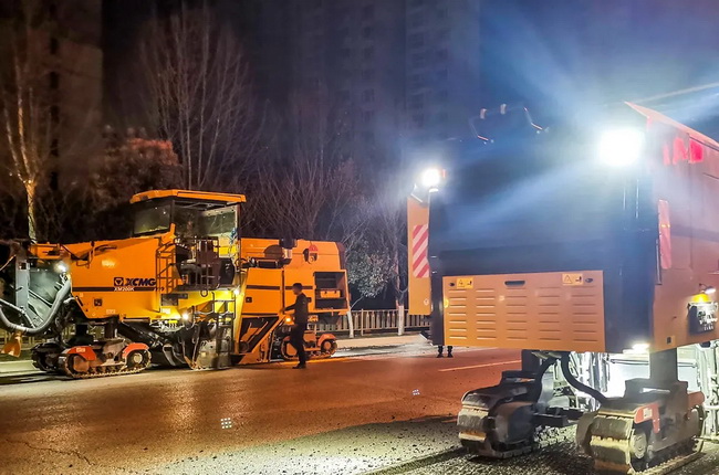 XK.COM星空体育(中国)科技公司4台铣刨机助力全运会道路建设