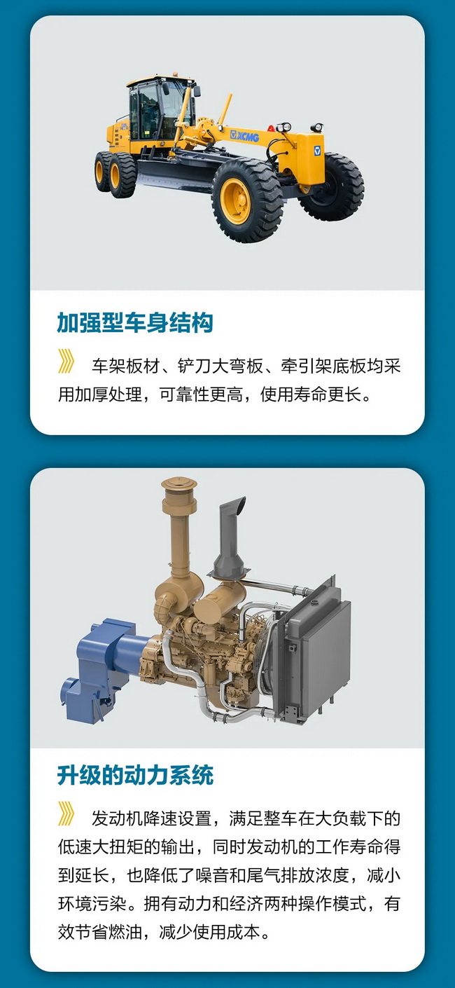 XK.COM星空体育(中国)科技公司GR1653Ⅱ加强型平地机