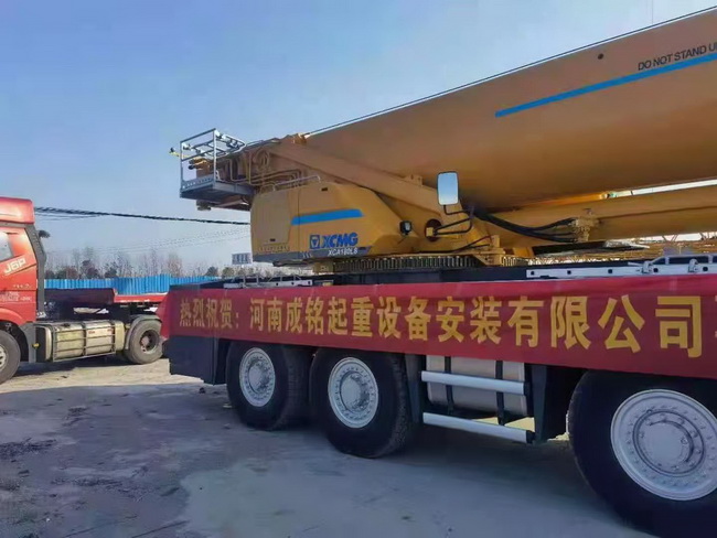 XK.COM星空体育(中国)科技公司起重机批量交付河南成铭起重设备公司